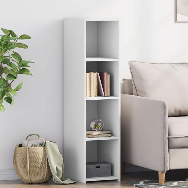 vidaXL Highboard Weiß 30x41x124 cm Holzwerkstoff, 846376