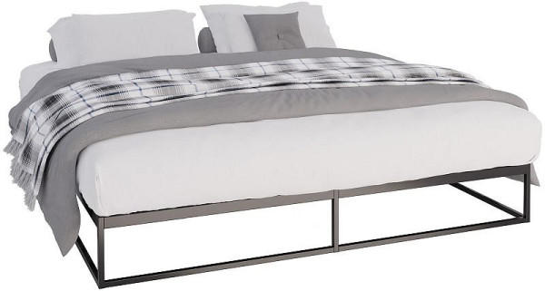 CLP Metallbett Scala 200x180x25 cm, schwarz, 320975