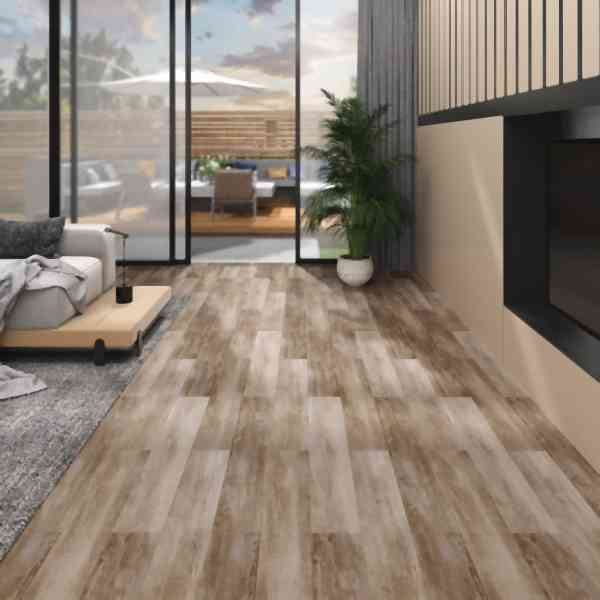 vidaXL PVC-Fliesen Nicht Selbstklebend 5,26 m² 2mm Holzmuster Getüncht, 146606