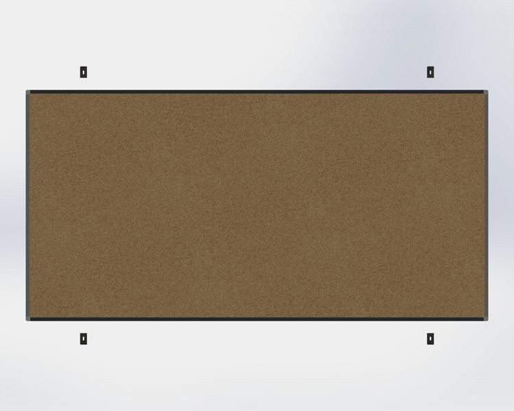 Wandkapstok MDF Sonoma metaal zilver met plank