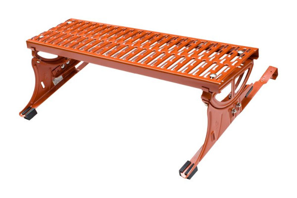 HYMER Trittflächenset nach Euro Norm DIN EN 516, RAL 8004 ziegelrot, Laufrost 800 x 250 mm, 008928