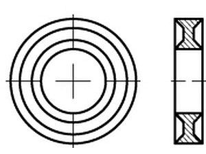 ART 88494 DUBO-Profil-Scheiben 231 für Sechskant-Schrauben M 36 VE=S