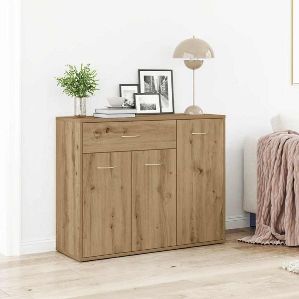 vidaXL Sideboard Artisan-Eiche 88x30x70 cm Holzwerkstoff, 861141