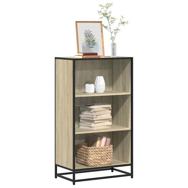 vidaXL Bücherregal Sonoma-Eiche 60x35x107,5 cm Holzwerkstoff, 849115