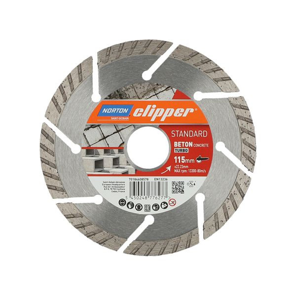 Norton Clipper Scheibe Standard Beton Turbo Ø350 mm, 70184608582