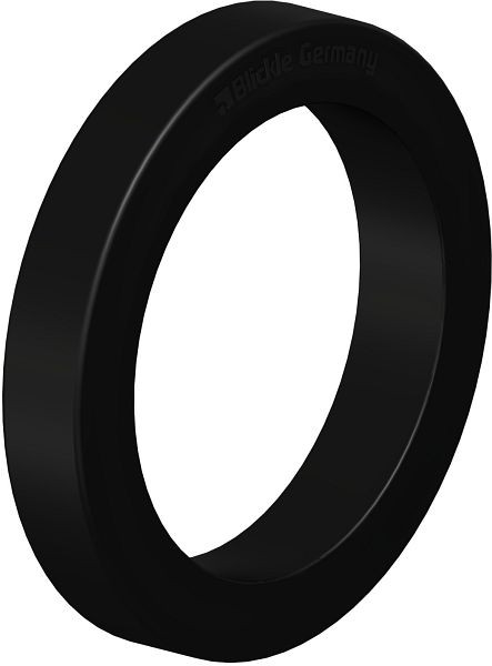 Blickle BEV 500x85/370-ZDG Bandage / Reifen aus Elastik-Vollgummi, Schwarz, 146852