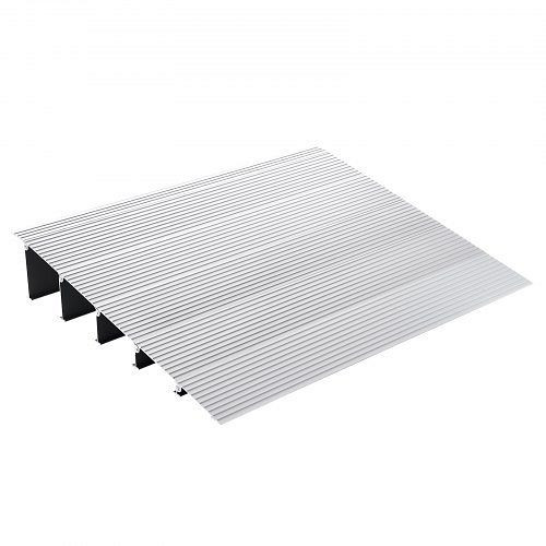 VEVOR Türschwellenrampe 69 x 86,4 x 12,7 cm Rollstuhlrampe 362,8 kg Tragfähigkeit Aluminiumlegierung Schwellenrampe, PJSMJLPD5YC75OVUSV0