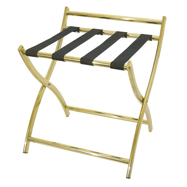 WAS Gepäckablage mit Wandschutz, 50 x 48 x 54 cm, goldfarben, Chromnickelstahl, 1633001