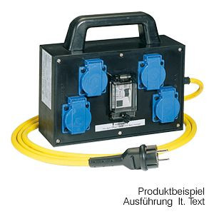 GIFAS Vollgummi-Verteiler 2516, Eingang: 3 m GIFAS PROFLEXX-07 Leitung 5 x 2,5 mm², 210397