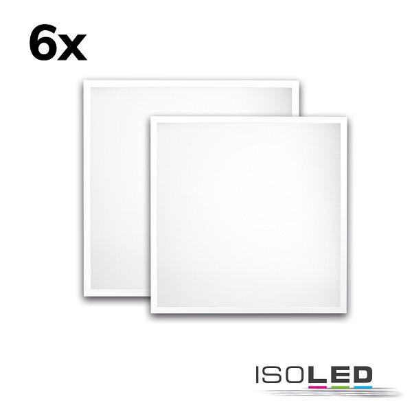 ISOLED LED Panel ECO Backlight Line 625 UGR<19 2H/2H, CRI80, 36W, neutralweiß, 6er Pack, 115894