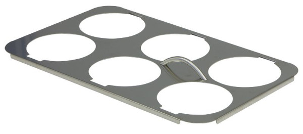 ZANUSSI Halterung für 6 Rundkörbe, B x T x H in mm: 330 x 535 x 10, 406960644