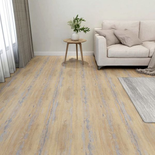 vidaXL PVC-Fliesen Selbstklebend 55 Stück 5,11 m² Braun, 324669