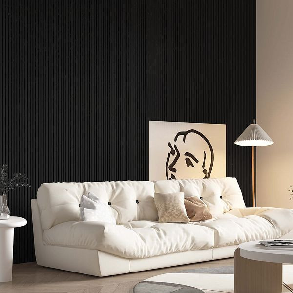 HOME DELUXE Akustikpaneel SONIC Deep Black, 80 x 40 cm, 72106