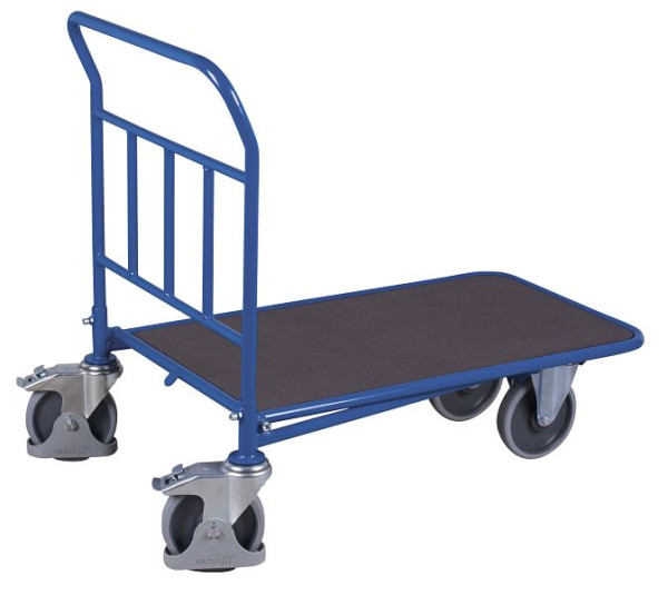 VARIOfit C+C Wagen mit Ladefläche aus Siebdruckplatte, Ladefläche: 1.030 x 700 mm, RAL 5010 enzianblau, sw-700.111