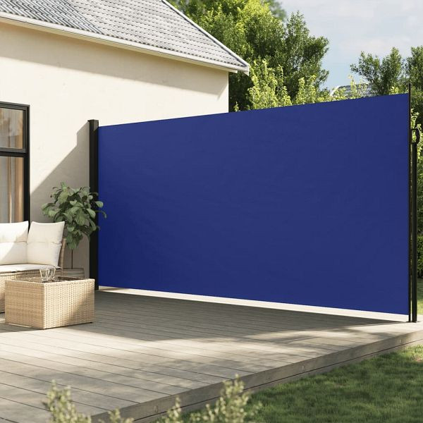 vidaXL Seitenmarkise Ausziehbar Blau 200x300 cm, 4004356