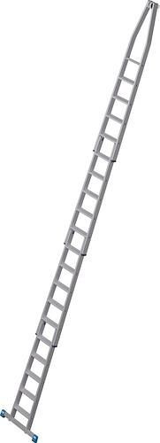 Krause Steckleiter aus Aluminium, 4-teiliges Set, 20 Stufen, 307658