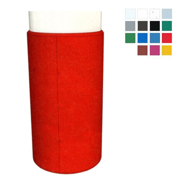 Stein HGS Säulenschutzprofil 'Defender R20' für Rundsäulen, ohne Bohrung, reingrün, 300 mm, 800 mm, 38071-2801