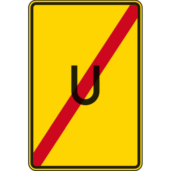 Stein HGS Ende der Umleitung Nr. 455.2, 900x600mm /RA2/Alform, 455.2-222