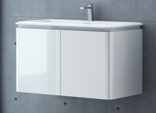 Sanotechnik GAMA 90 WEISS Unterschrank+Waschtisch 94 x 48 x 55cm, HB20090W