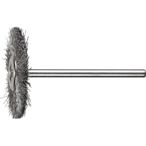 Pferd Rundbürste mit Schaft, ungezopft RBU 3202/3 INOX 0,10, VE: 10 Stück, 43102053
