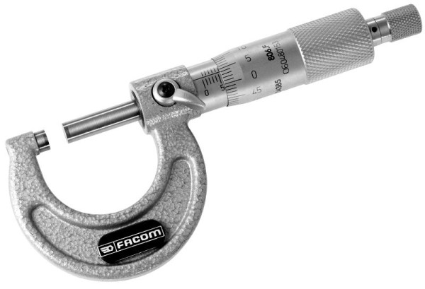 Facom Reibungsmikrometer 1/100 mm 0 - 25 mm, 806.F