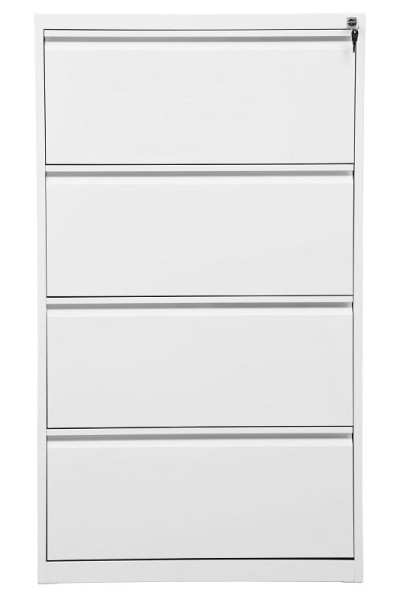 Gürkan Hängeregistraturschrank, 62 x 76 x 132 cm, Verkehrsweiß, FGC/D.4.(76), 109835