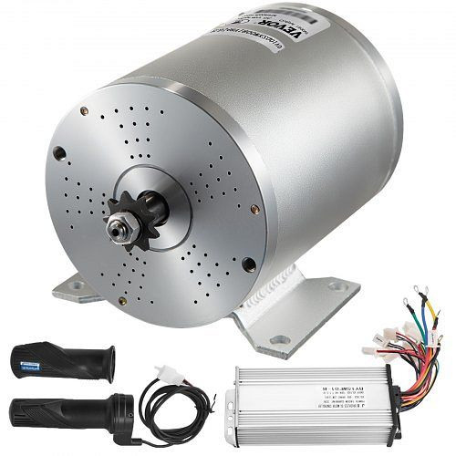 VEVOR Set 48V 1800W Elektro Bürstenloser Controller Motor Gasgriff für ATV Schiff, 1800WWSDJJKZQJTSBV0