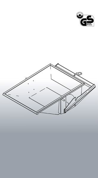 Eichinger Aushubmulde 1045VM.14, 1500l, Bügel, vollmechanisch, 10451417000000