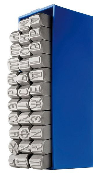 GRAVUREM Schlagbuchstaben (KYRILLISCHES ALPHABET), Schrifthöhe: 3 mm, 10803000