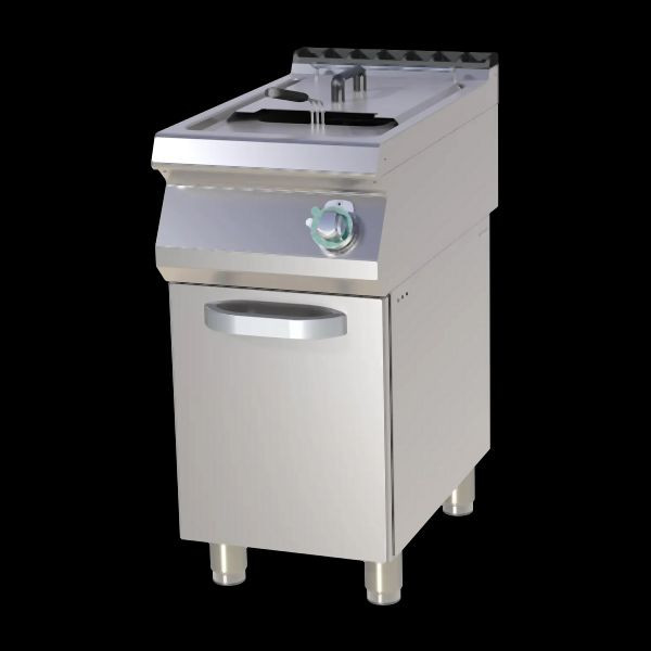 RM Thermik Serie 700, Elektro-Fritteuse mit Unterschrank, 400x730x900mm, 13 L Becken, FE-740/13E