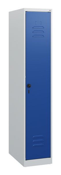 C+P Umkleidespind Classic PLUS, 1530x300x500mm, 7035/5010, Drehriegel, 0800005-10 S10016