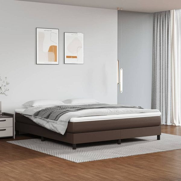 vidaXL Bettgestell Braun 180x200 cm Kunstleder, 3120715