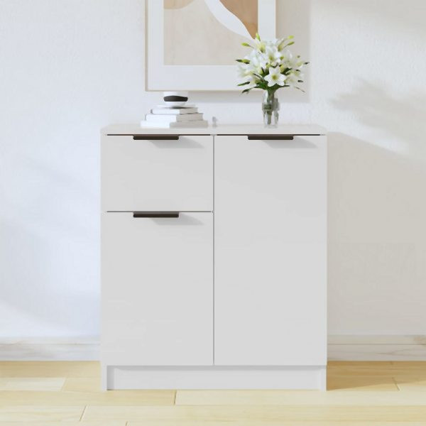 vidaXL Sideboard Weiß 60x30x70 cm Holzwerkstoff, 811106