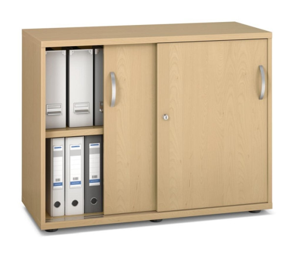 Deskin Schiebetürenschrank MULTI MODUL-PRO, Buchedekor, B 1000 x H 780 x T 420 mm, 352188