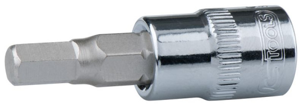 KS Tools 1/4" CHROME Bit-Stecknuss Innensechskant, 6mm, 918.1464