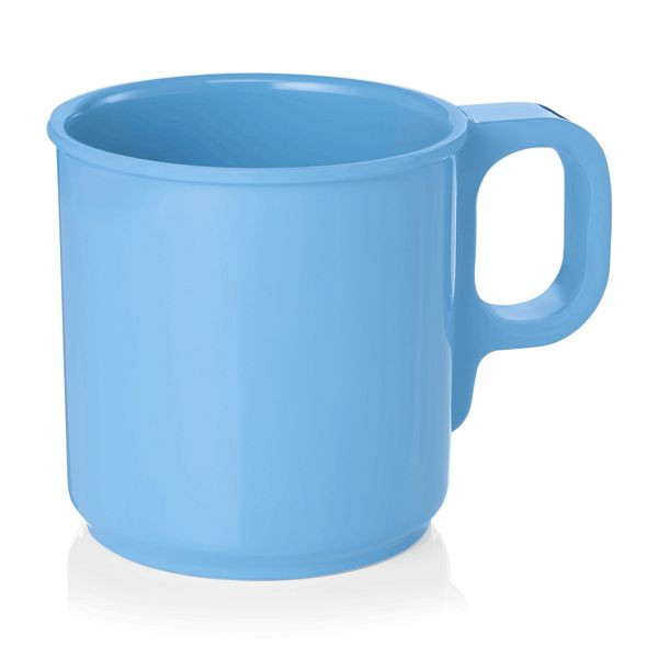 WAS Melamine Becher, 0,25 Liter, blau, Melamin, VE: 12 Stück, 9366027