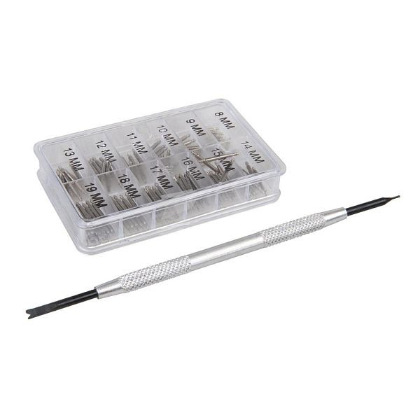 Silverline Uhrmacherwerkzeug und Federstege, 102-tlg. Satz, 200 mm, 592099