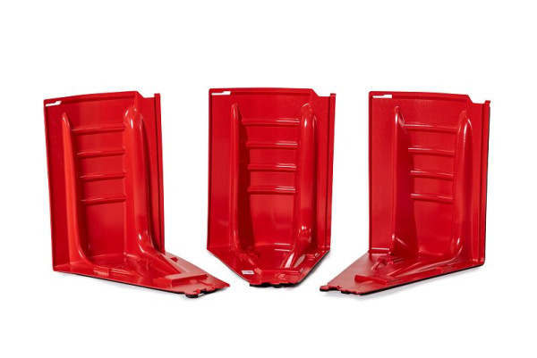 DENIOS Mobile Hochwasserbarrieren, 75 cm hoch, Innenbogen 30 Grad, Set, VE: 3 Stück, 321329