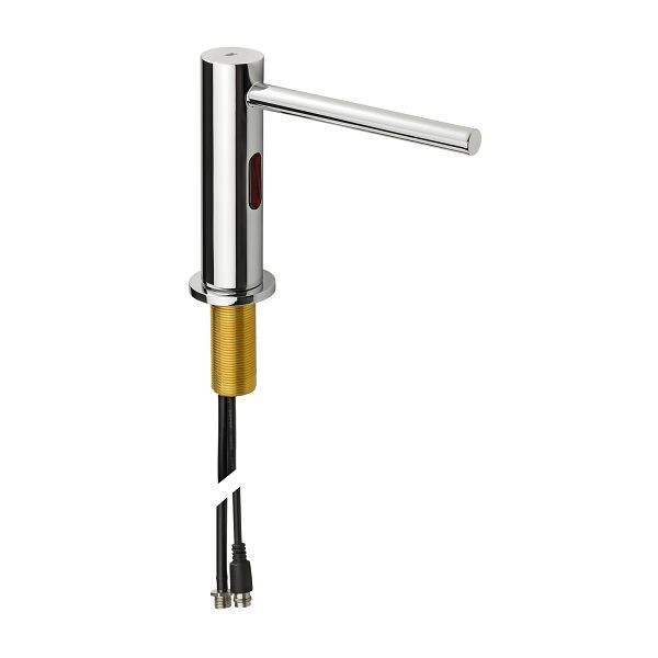 KWC Seifenspender, elektronisch, Standmontage, poliert verchromt, Steckernetzteil 230 VAC, Waschtischmontage, 2030039038