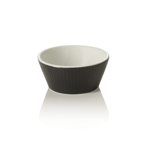 WAS Ragout Fin Set, Ø 7 cm, 100 ml, schwarz, VE: 6 Stück, Porzellan, 4917071