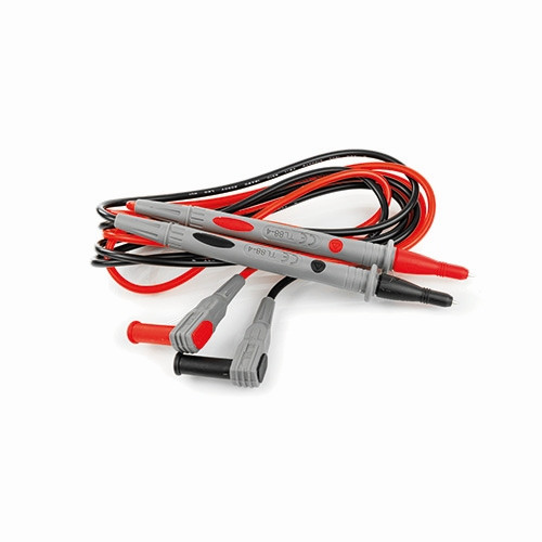 HT Instruments Sicherheitsmessleitungen (1 x rot, 1 x schwarz) abgewinkelt 90°, 4324-2, 1003075