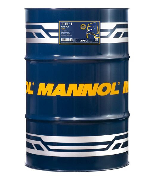 MANNOL Ganzjahres-Motorenöl 7101 TS-1 SHPD 15W-40, VE: 208 l, MN7101-DR