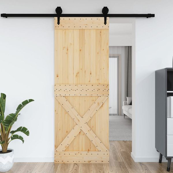 vidaXL Tür NARVIK 85x210 cm Massivholz Kiefer, Top-Qualität, 154444