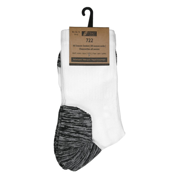 NITRAS All Season-Socken, Polyamid / Polyester / Elasthan, Größe: 50, Farbe: weiß, VE: 112 Paar, 722-1100-50