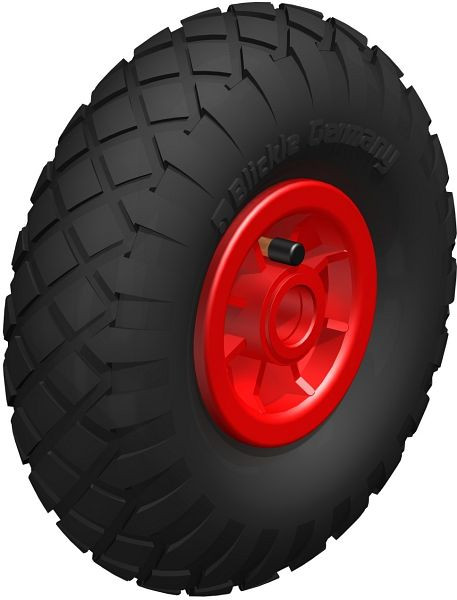 Blickle PK 262/25-75R-ROT Rad, Luftreifen, Schwarz, 450262
