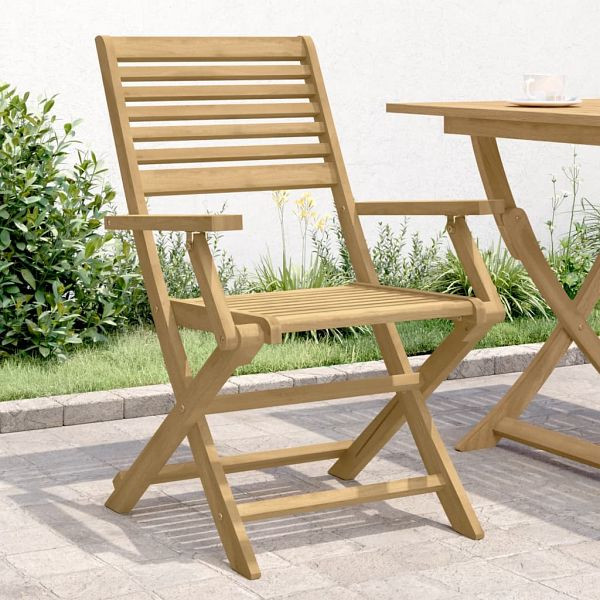vidaXL Gartenstühle 4 Stück Klappbar 54,5x61,5x86,5cm Massivholz Akazie, 365738