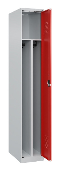 C+P Spind Evolo PLUS, 1 Abteil, 1850x300x500mm, 7035/3020, Verschluss Zylinderschloss, 049000-10F S10032