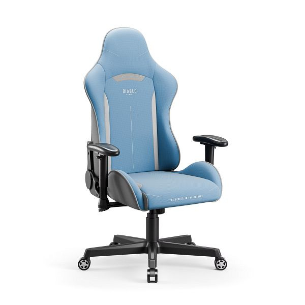 Diablo Chairs Stoff-Gaming-Stuhl Diablo X-Starter: blau, 1506