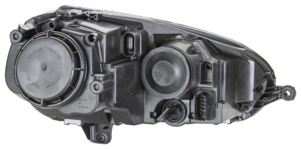 HELLA Halogen-Hauptscheinwerfer, für u.a. VW Golf V (1K1), chrom, CCC/ECE, für Rechtsverkehr, rechts, 1EG 247 007-581