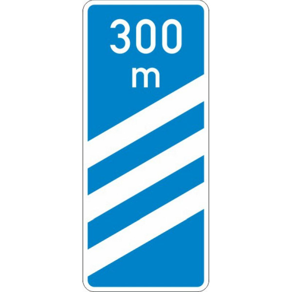 Stein HGS Ankündigungsbake, dreistreifig Nr. 450-52, Flachform 3mm/RA1, 450-52-113